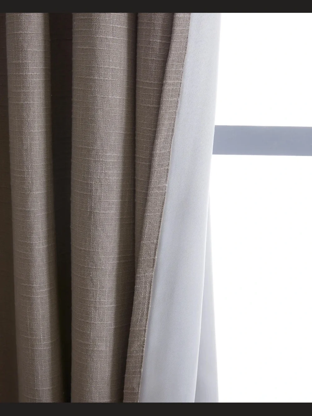 Quince 48 x 96NWT cotton slub panel gray